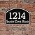 House Address Sign Arch Metal Address Plaque for Outside Custom Street Name Address Sign House Number, with 20 inch Lawn Stake, Reflective Option, Multiple Color (001)