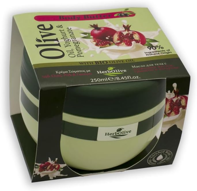 Body Butter with Olive Oil and Yoghurt & Pomegranate Cretan Pruduct BIO