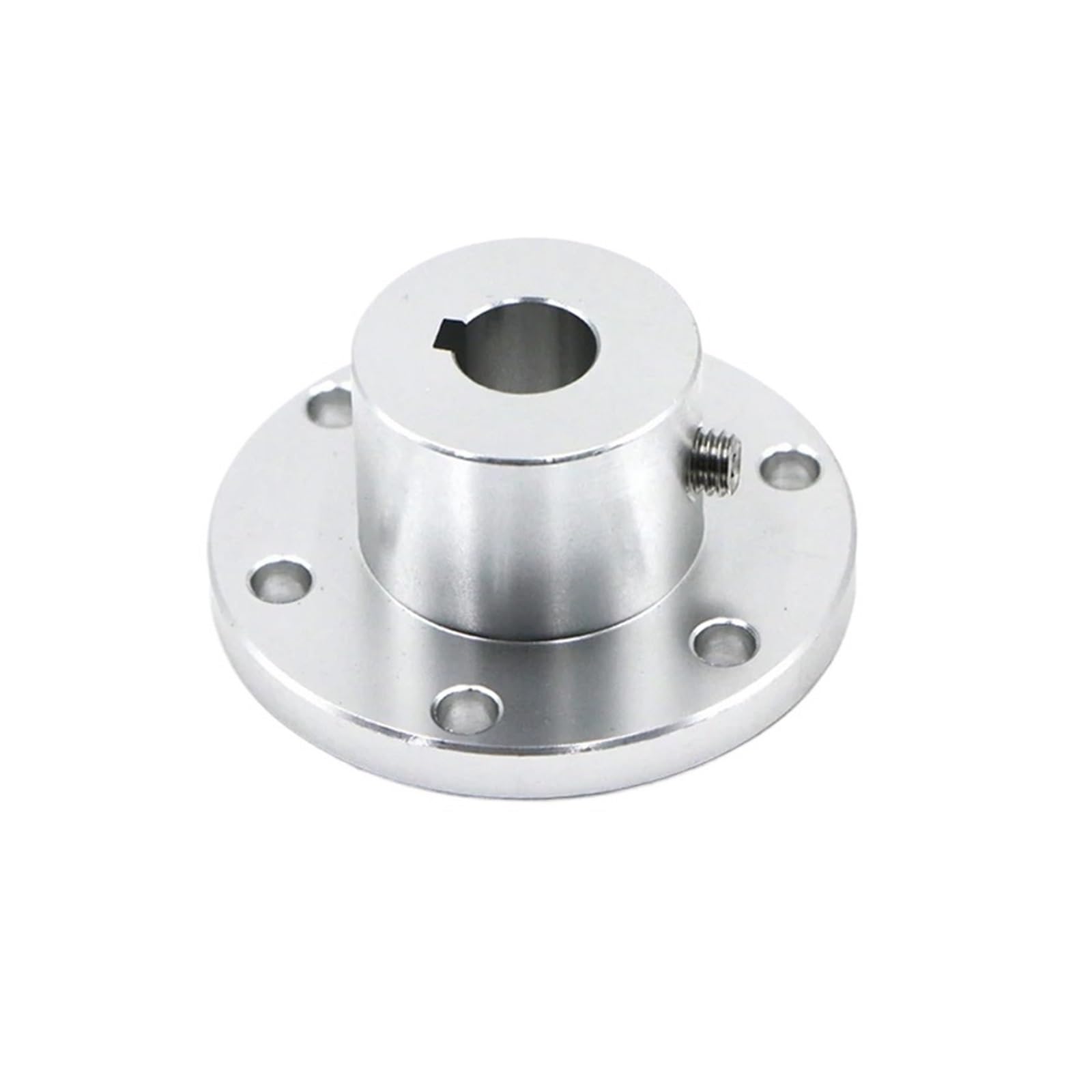 Sztywne złącze kołnierzowe Sprzęgło silnika, Sprzęgło kołnierzowe ze stopu aluminium Średnica 5 6 8 10 mm 12 14 15 16 18 mm Sprzęgło z rowkiem wpustowym(A 16mm Keyway)