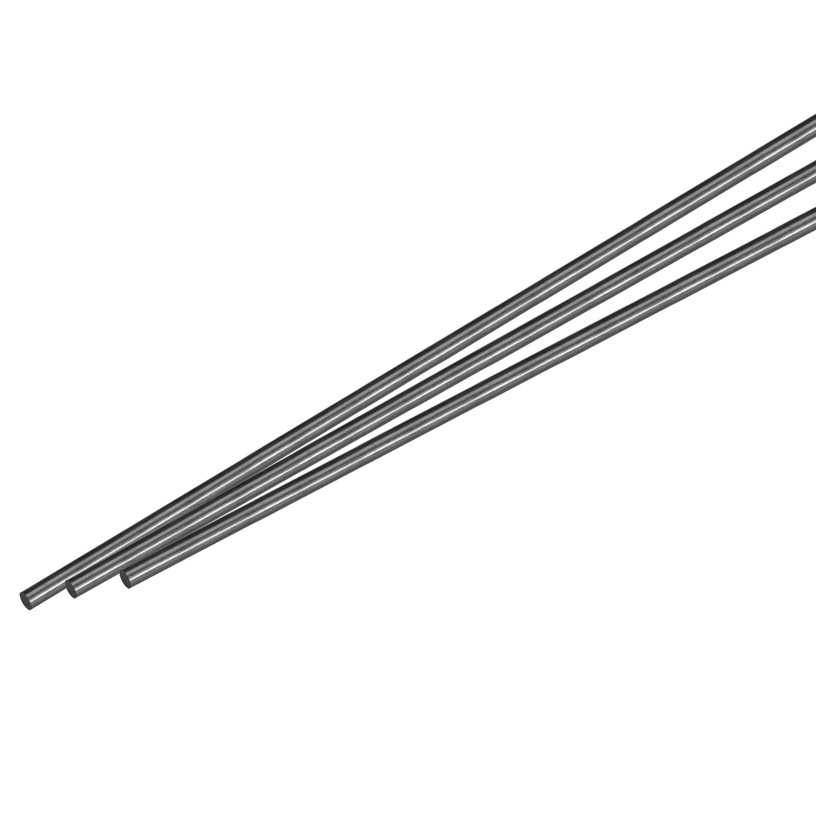 MECCANIXITY Carbon Fiber Rod, 4.5mm x 450mm for RC Plane DIY Tool Wing Tube Quadcopter Arm, Pack of 3