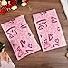 Cabaubl Bubble Mailers 5x10 Inch,50 Pack Small Padded Envelopes,Pink Poly Bubble Mailers,Waterproof Self Sealing Bubble Envelopes Mailing for Shipping,Packing,Small Business,Cute Design