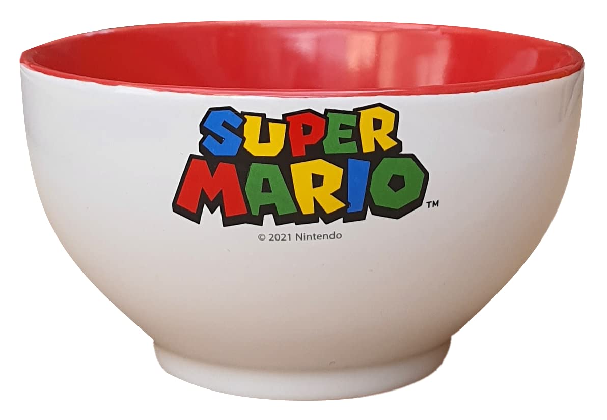 Set Pappa Plastica 3 Pezzi Super Mario Bros Piatto Fondo