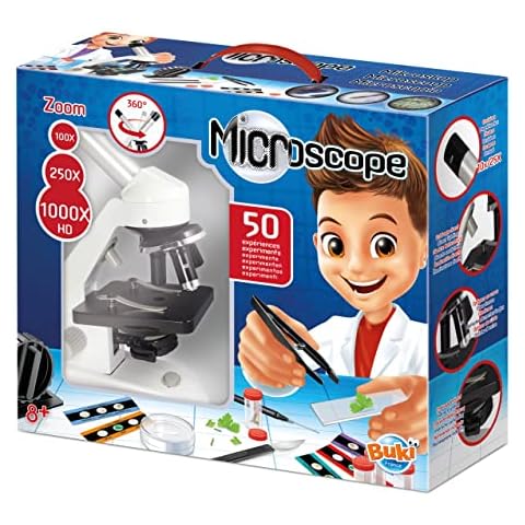 Microscopio Buki France MR600 con 50 experimentos Cover
