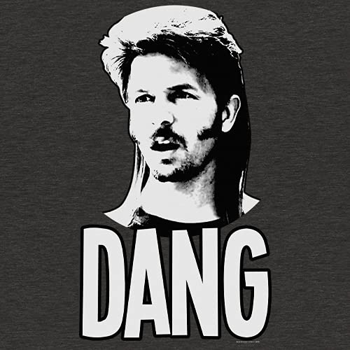 Shirtinvaders Dang Funny Redneck Mullet Vintage Movie T-Shirts For Men -F/Dk. Heather-Md #TOP4