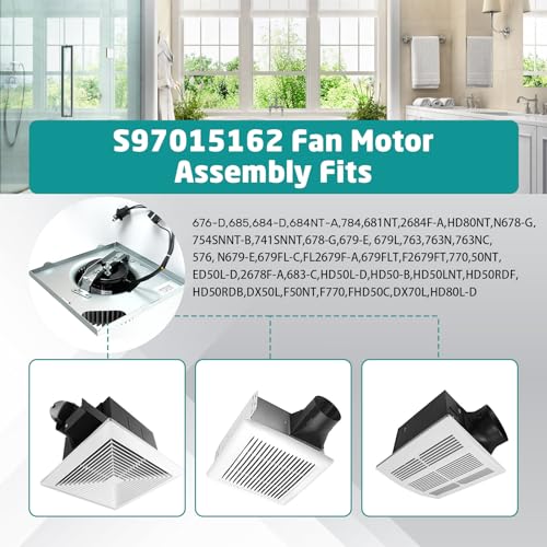 image for Generic S97015162 Fan Motor Assembly Replacement for Broan NuTone Bath
