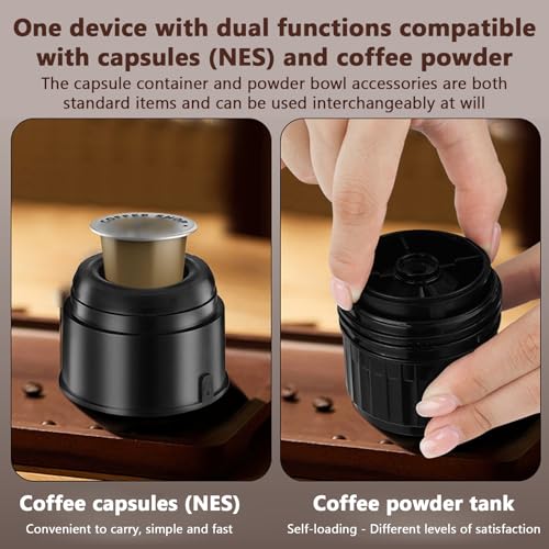 Cafetera Portátil 2 en 1 con Batería y Capacidad 0.08 L miniatura 6