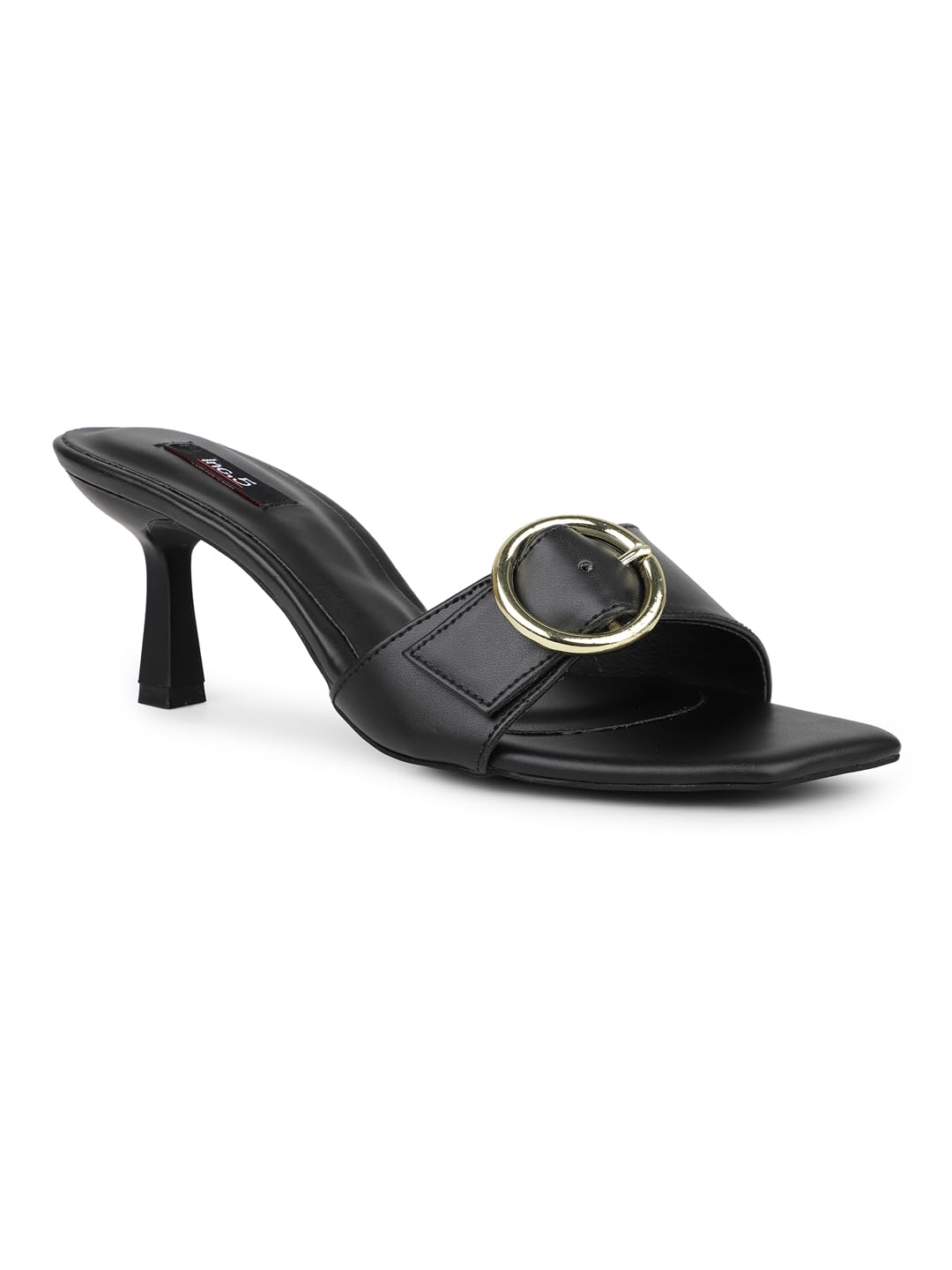 Inc.5 Women Black Party And Club Wear Embossed Square Kitten Heel Mules Euro-35 (B0DFY54BFJ) Amazon Price History, Amazon Price Tracker