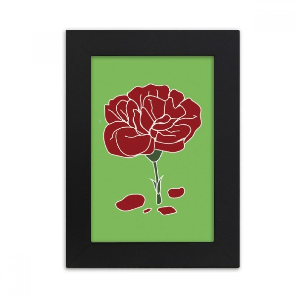 Cadre photo noir oeillet rouge peinture artistique pour photo 10x15cm