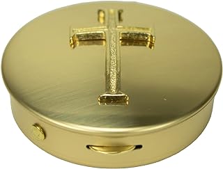 Cathedral Art Abbey & CA Gift Gold Latin Cross Pyx Container