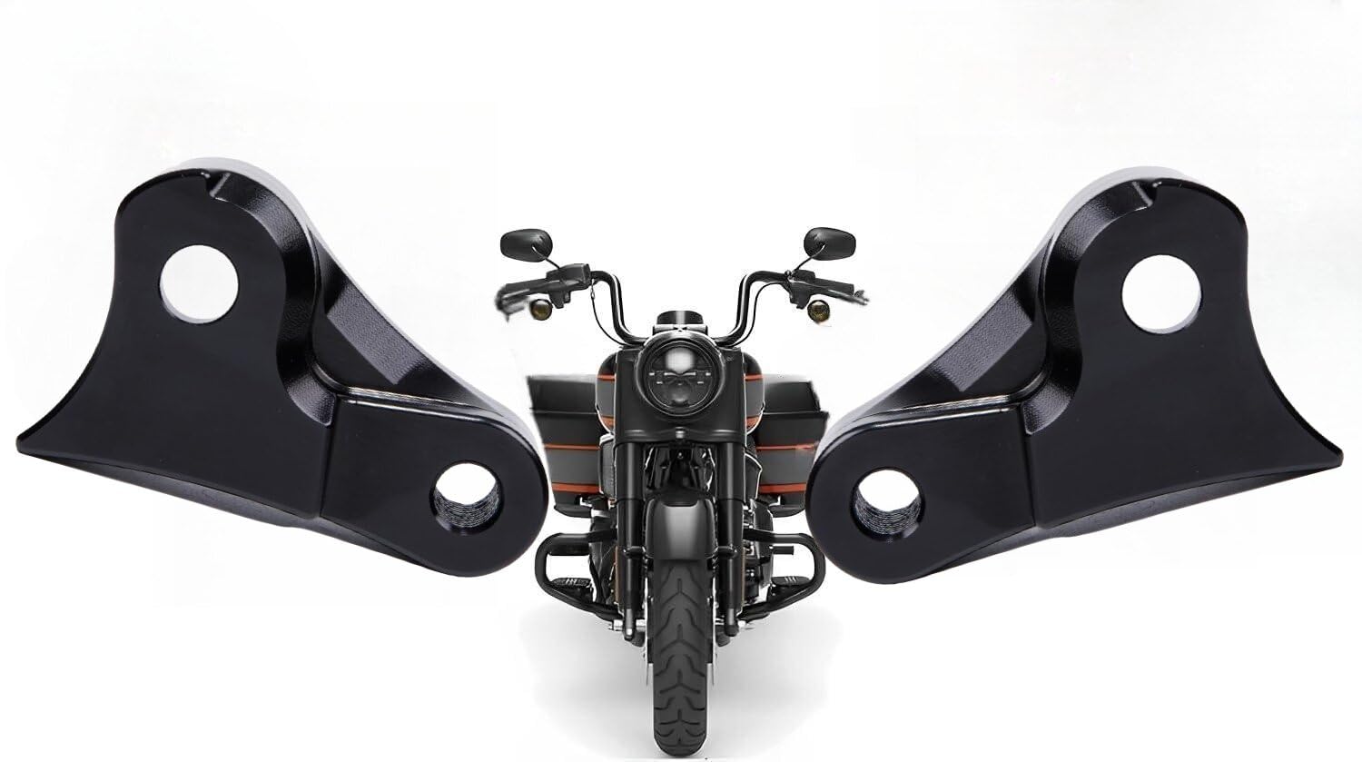 Kit Blocs Abaissement 2,54 Cm Harley Davidson Touring 2008-2023 Street Glide Road King
