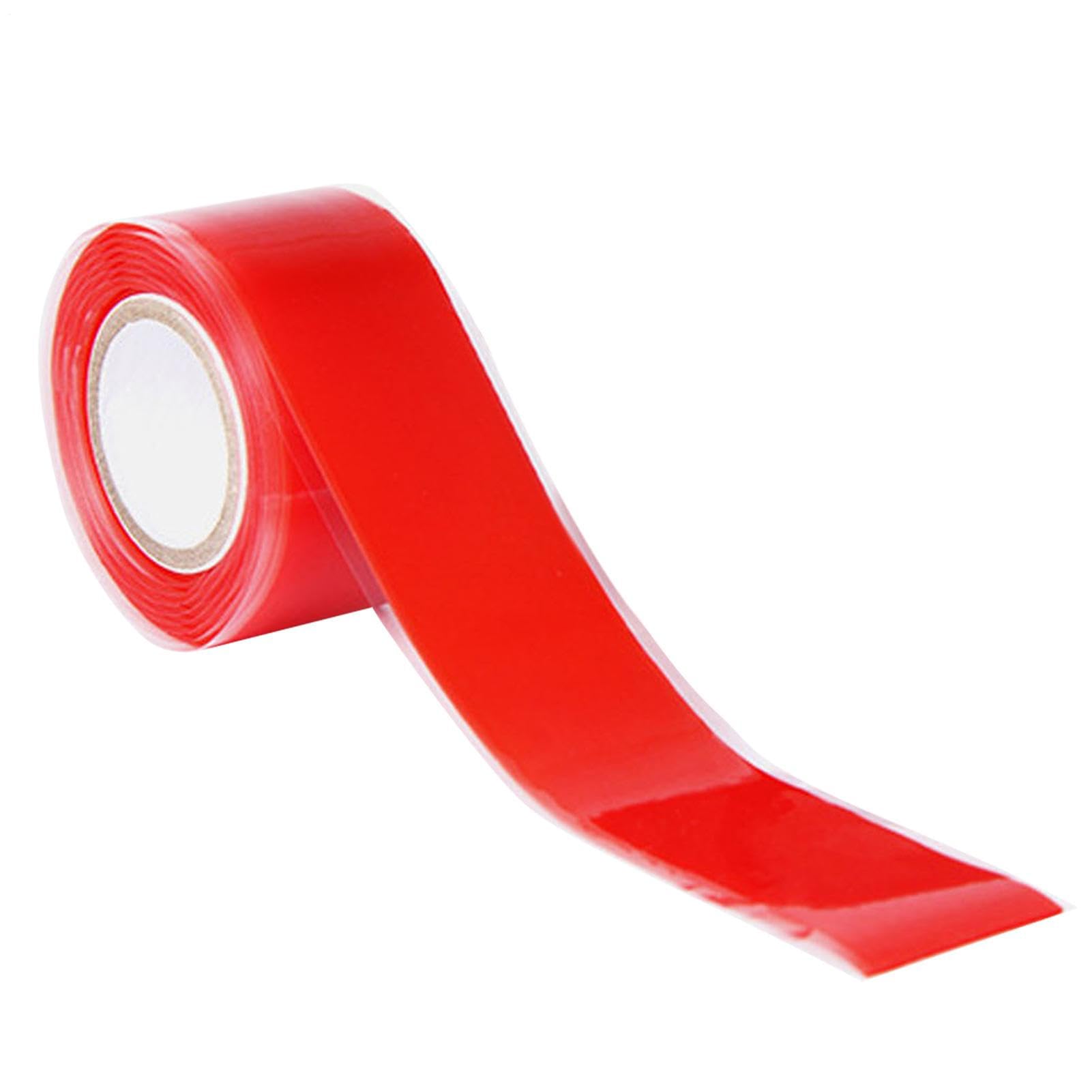 Cinta De Junta De Pérdida De Agua - Flexible PIDE PIRO, Sellador Hidráulico Duradero para Parada De Pérdida | Cinta De Silicona Autoadhesiva Negra para Tubo, Grifo