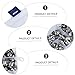 BUGUUYO 180pcs Stainless Steel Cup Washers Countersunk Gaskets for Projects Aircraft and Industrial Equipment Hollow Design Prevents Screw Pull-Through