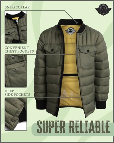 URBAN REPUBLIC Boys' Packable Puffer Jacket - Insulated Weather Resistant Windbreaker Bubble Winter Jacket for Boys (8-20)3