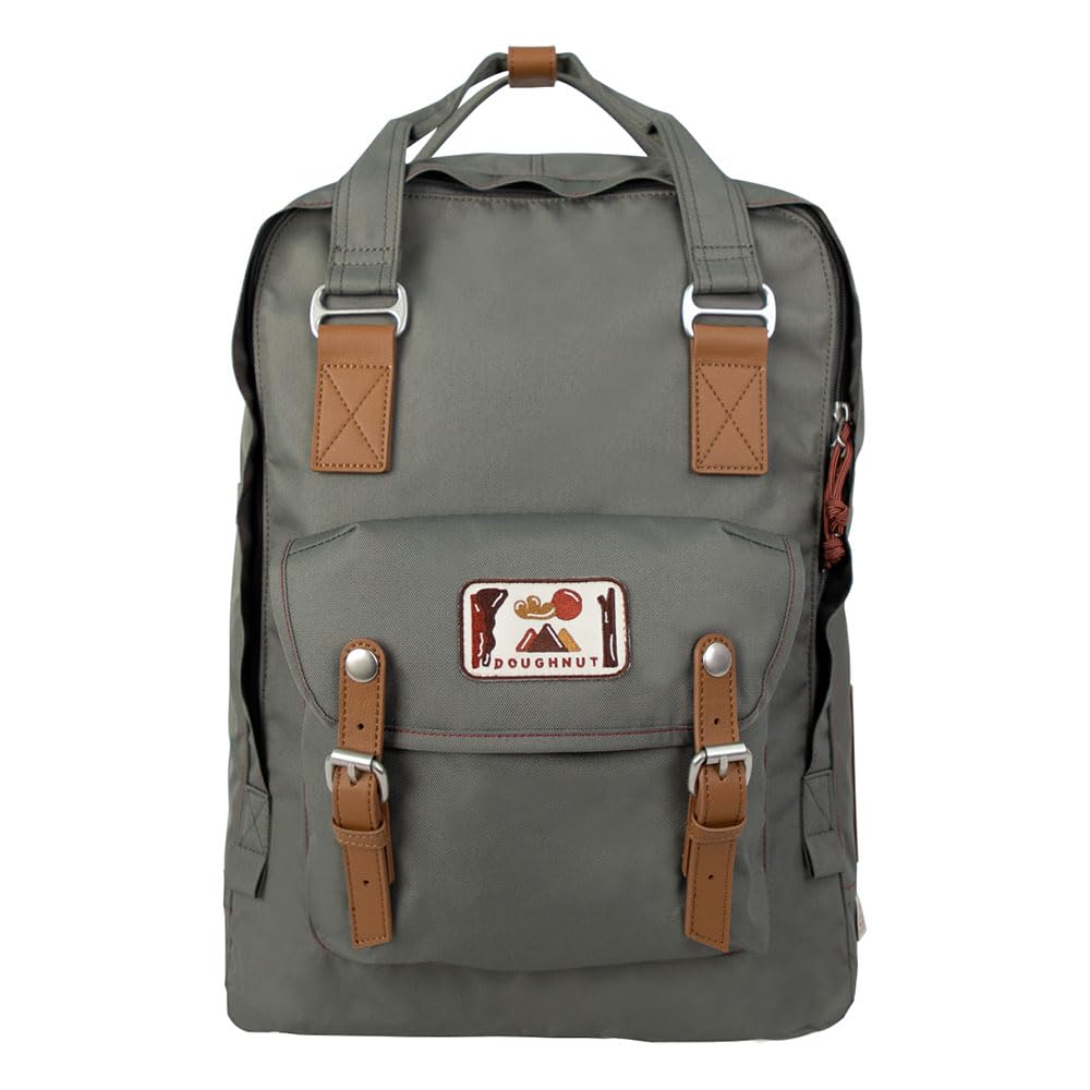 Backpack Macaroon Large Laptop Backpack, 20L, Grey-image-6