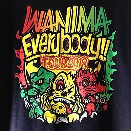 WANIMA - WANIMA Everybody!! Tour 2018 黒パーカー XL Amazon.co.jp: WANIMA（ワニマ）