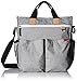 Skip Hop Messenger Diaper Bag with Matching Changing Pad, Duo Signature, Grey Melange