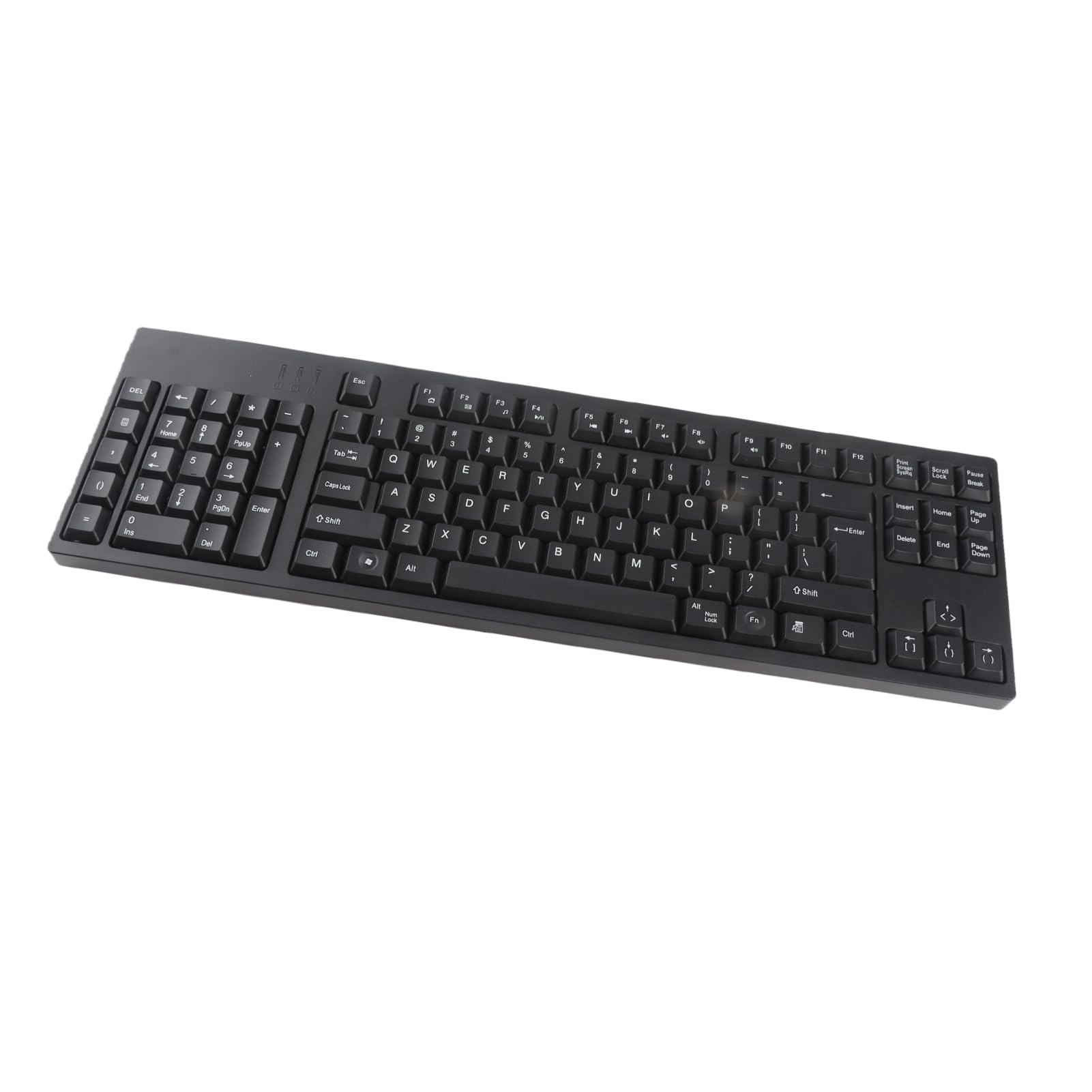Annadue Teclado para Zurdos 109 Teclas Tipo C Diseño Ergonómico Teclado de Oficina Plug and Play para Diseñador de Contabilidad Empresarial, en Inglés con Diseño de EE. UU.