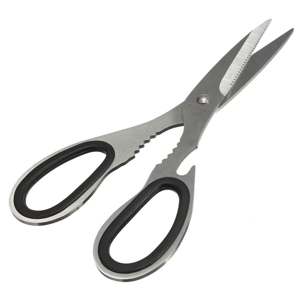 Tijeras de cocina, Tijeras de cocina 7.5?? Tijera de cocina para aves de corral Cascanueces Herramienta de hueso de acero inoxidable