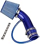 Universal High Flow 3 Inch Cold Air Intake Induction Pipe Hose Kit with Air Filter