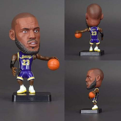 NBA バスケットボール PVC製 おもちゃの模型 フィギュア・コレクタードール (ホビー) レブロン・ジェームズ (LeBron James)ステフィン・カリー(Stephen Curry)アンソニー・デイビス(Anthony Davis) バスケットボ