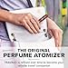 Travalo Classic HD Perfume Atomizer - Leak-Proof and TSA Approved for Air Travel - Reusable, Airtight, Easy-Fill Mini Pump Sprayer - Lightweight, Elegant Design w/Volume Window - Cappuccino 0.17oz