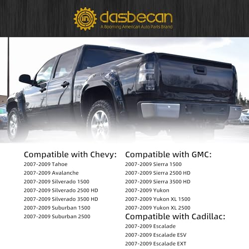 Image of Dasbecan Rear Left Door Lock Actuator Motor Compatible with Chevy Silverado Tahoe Suburban 1500 GMC Sierra Yukon XL Cadillac Escalade 2007-2009 Replaces 931-108 Rear Driver Side
