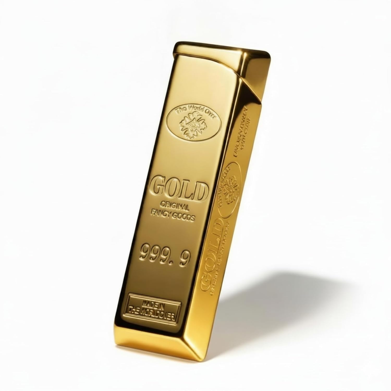 Drumstone (3 Years Warranty) Golden Brick Refillable Metal Lighter – Windproof Pocket Cigarette & Cigar Lighter for BBQ, Camping, Outdoor Travel & Everyday Smoking Accessories-image-35