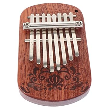 Capa do livro ARTIBETTER Kalimba Thumb Piano 8 Chave de Madeira Mini Portátil Mbira Dedo Piano Instrumento Musical para Iniciantes Presentes de Natal de Aniversário de Crianças