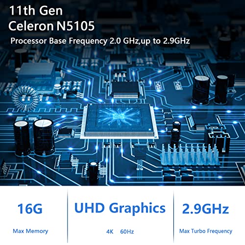 AEROFARA Aero 2 Pro Mini PC,Windows 11 Pro Desktop Computers with Intel