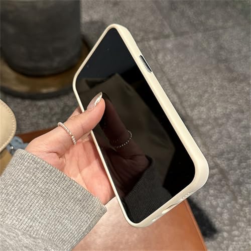 Coque de protection en nacre blanche iPhone 13 Pro et 14 finition plaquée