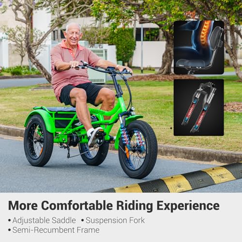 ADDMOTOR ARISETAN Electric Trike for Adults, 750W Rear Motor