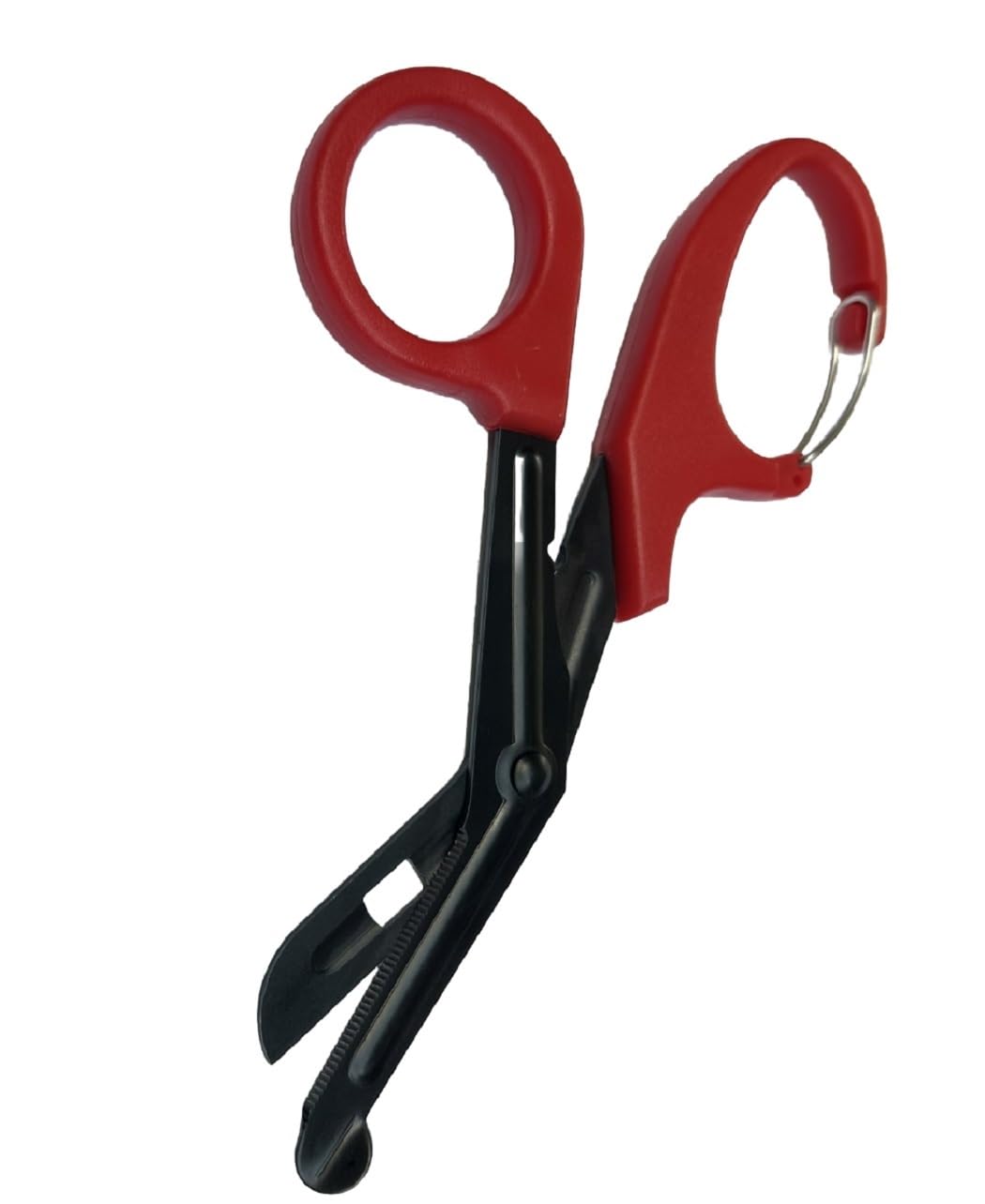 Tijeras de vendaje Tijeras EMT y traumatismo, dobladas sigilosas revestidas de color negro para enfermeras, estudiantes, sala de e