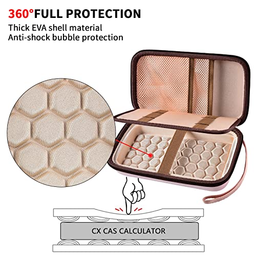 Case Compatible With Texas Instruments Ti-Nspire Cx Ii/Ti Nspire Cx/Ti-Nspire Cx-Ii T Cas/For Hp Prime/For Casio Fx-9750Gii Color Graphing Calculator, Storage Holder -Pink (Box Only) #TOP2