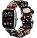 Produktbild LvBu Armband Kompatibel mit GTS 2 Mini, weiche Haargummis Uhrenarmband für Amazfit GTS 2 Mini/GTS 2 Smartwatch (Blumen)