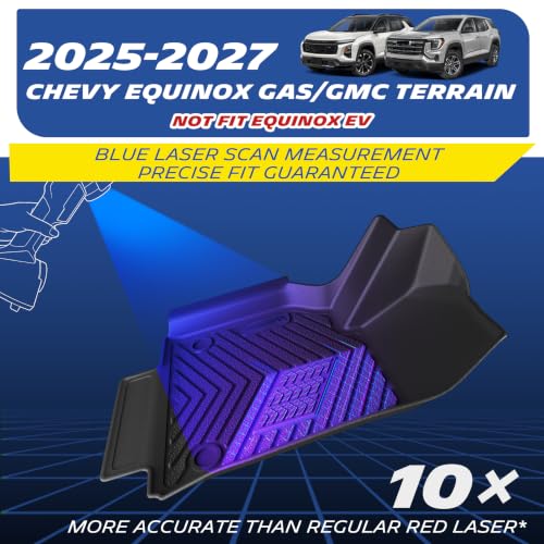 Image of Michelin Vehicle Mats, All-Weather TPE Custom Fit Liner for 2025-2027 Chevy Equinox Gas /GMC Terrain, Premier, Not Fit Equinox EV