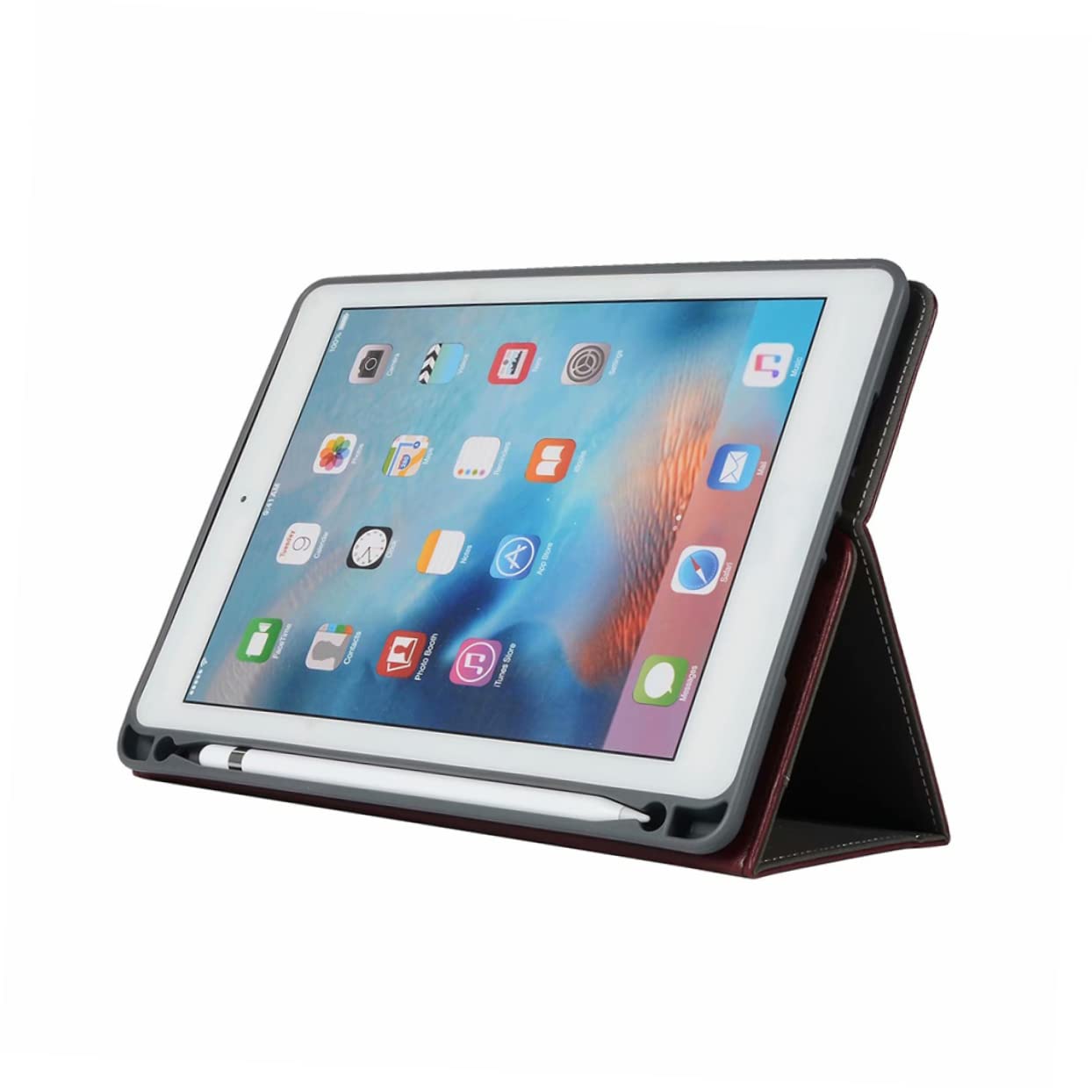 NUOBESTY Custodia Protettiva Pu per Tablet 10.2 Pollici con Design Chic e Installazione Semplice