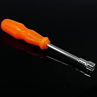 Vista 4 de Biaungdo 10mm Socket Wrench Screwdriver, High-Carbon Steel Hexagon Nut Driver Non-Magnetic Tip Hex Nut Screwdriver Hand Tool