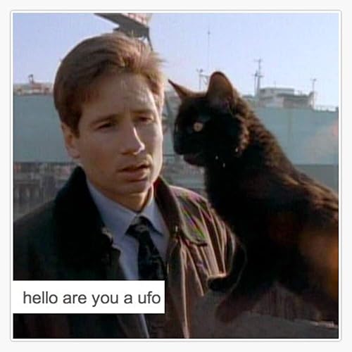 Ufo Mulder X Files Waterproof Vinyl Window Bumper Sticker Decal 5"