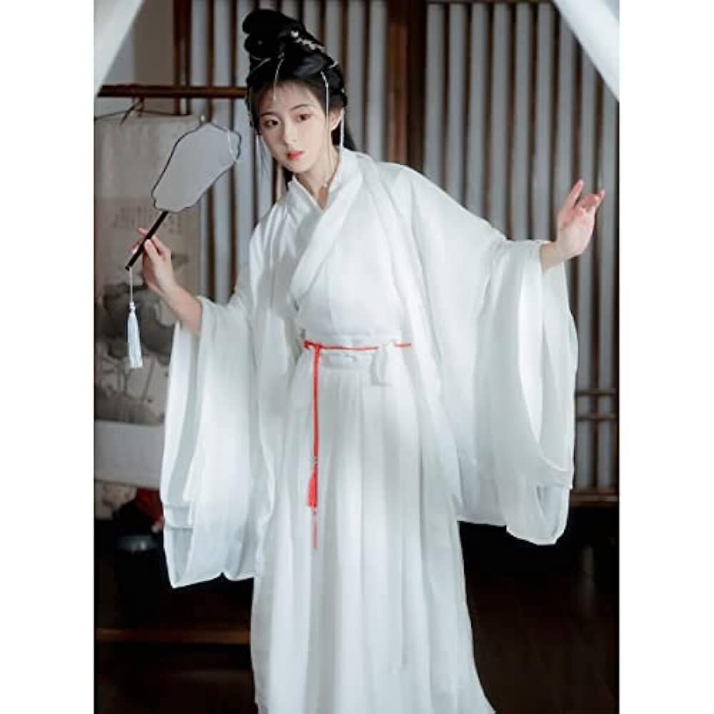 Chińska sukienka Hanfu, biała wróżka, sukienka Hanfu, starożytna chińska , kostium cosplay