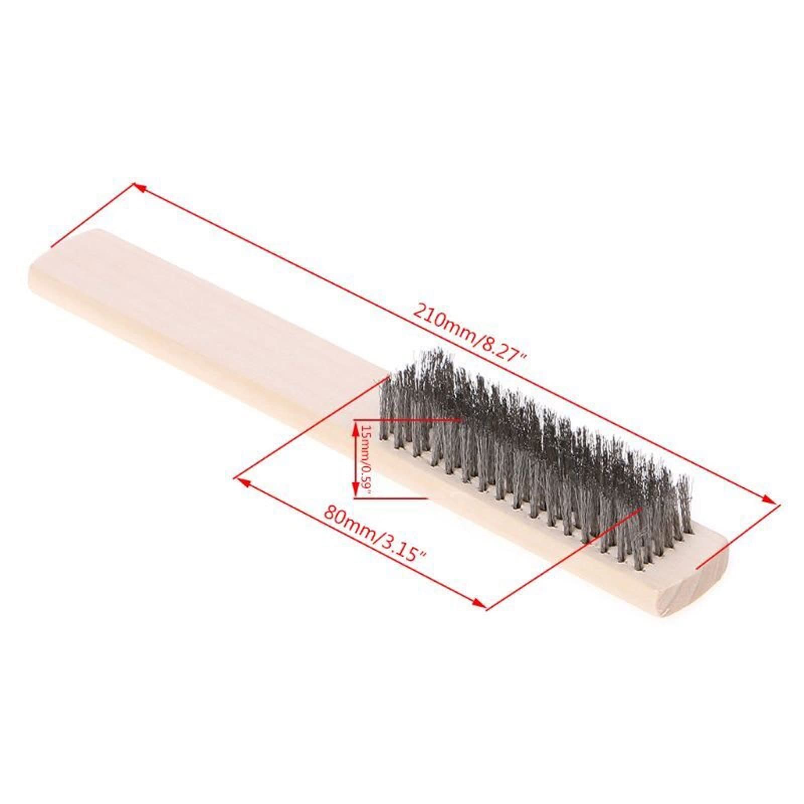 Cepillo de Alambre de Acero Inoxidable, 1 Uds., eliminación de Pintura, Limpieza, Pulido de Metal, cepillos de Limpieza de óxido, Herramientas de Limpieza, Herramientas manuales