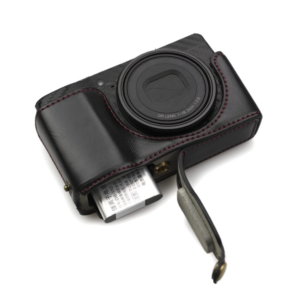 RICOH　GRⅢ　GR3　DIGITAL　ケース付き RICOH GR 3 (RICOH III) ケース/カバー PUレザー ポーチ カバン