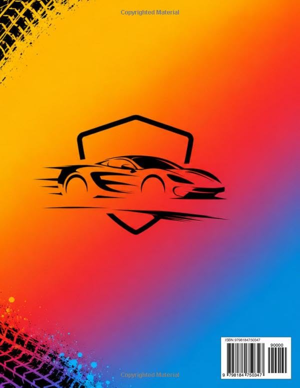 Luxury Cars Coloring book for children: 30 coloring car pages, a selection of car and logos to color with car specs image 3