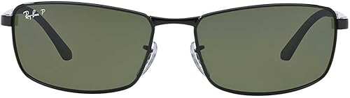 Miniatura 2 de Ray-Ban Rb3498 - Gafas de sol rectangulares de metal para hombre