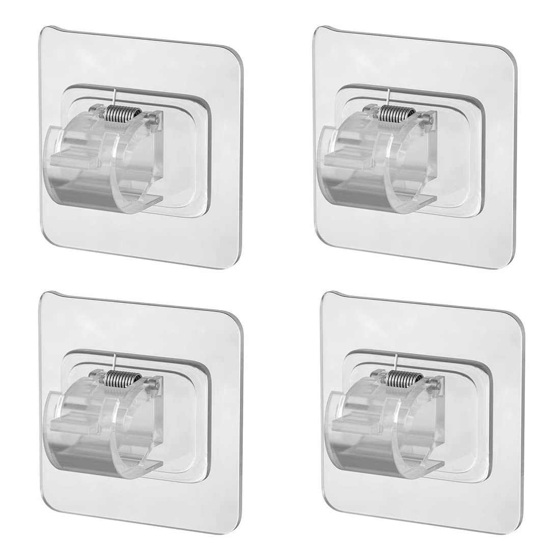 Ganci adesivi per tende senza bucare XPE 4 pezzi bastone per tenda