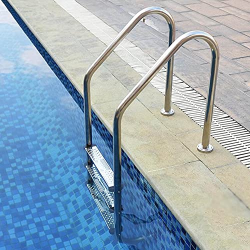Escalera para piscina con 3 peldaños antideslizantes miniatura 3