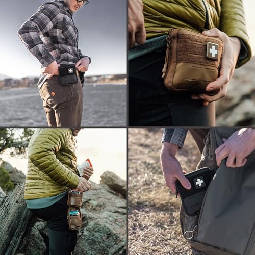 Image of MY MEDIC Everyday Carry First Aid Kit - Emergency Survival Essentials, Medical Supplies & Accessories Bag for Travel Car, Home, Boat, Camper or Backpack - Coyote