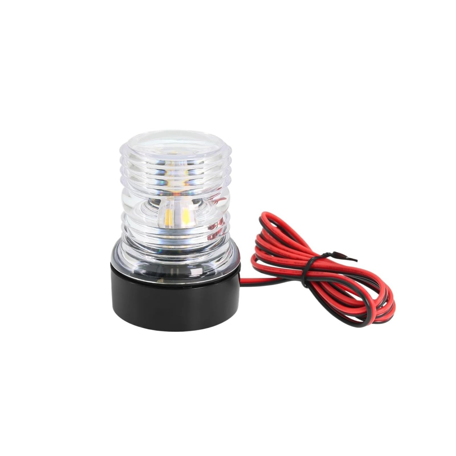AD 12V 24V Sailing Signal Light Boat Navigation Light Fold Down 360 Degree LED for Yacht Marine Anchor Light Boat Accessories(Blue)