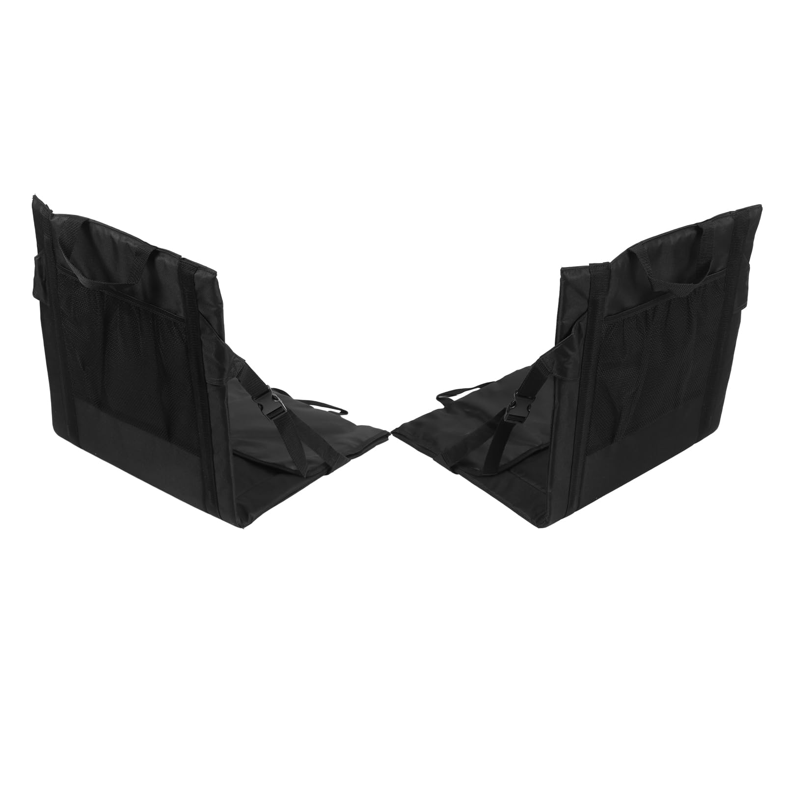 Stadium Seat Cushion Comfortable Portable Support Oxford Outdoor Folding Chair Pad Black for Garden Camping Sporting Events