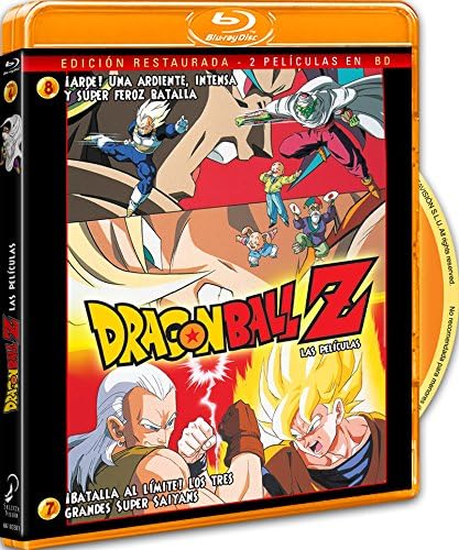 Pack Dragon Ball Z. Película 7: ¡Batalla Al Límite! Los 3 Grandes Super Saiyans.+...