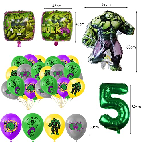 Hulk Palloncini 5 Anni Compleanno，5 Anni